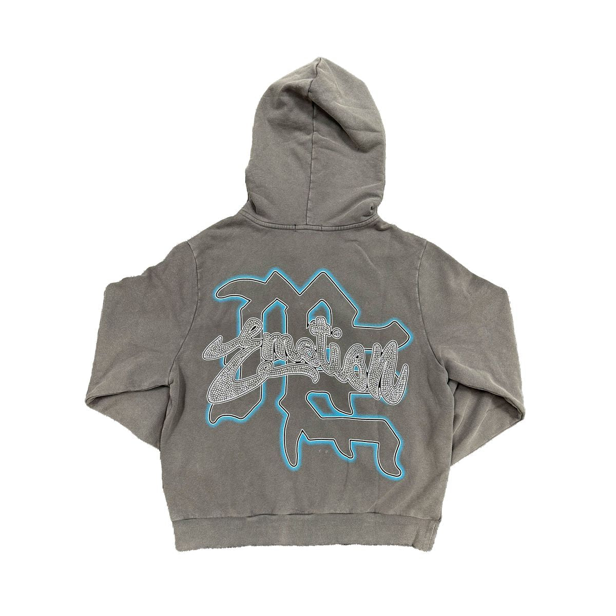 Mixed Emotions Hoodie - Hoody Angel Rhinestone