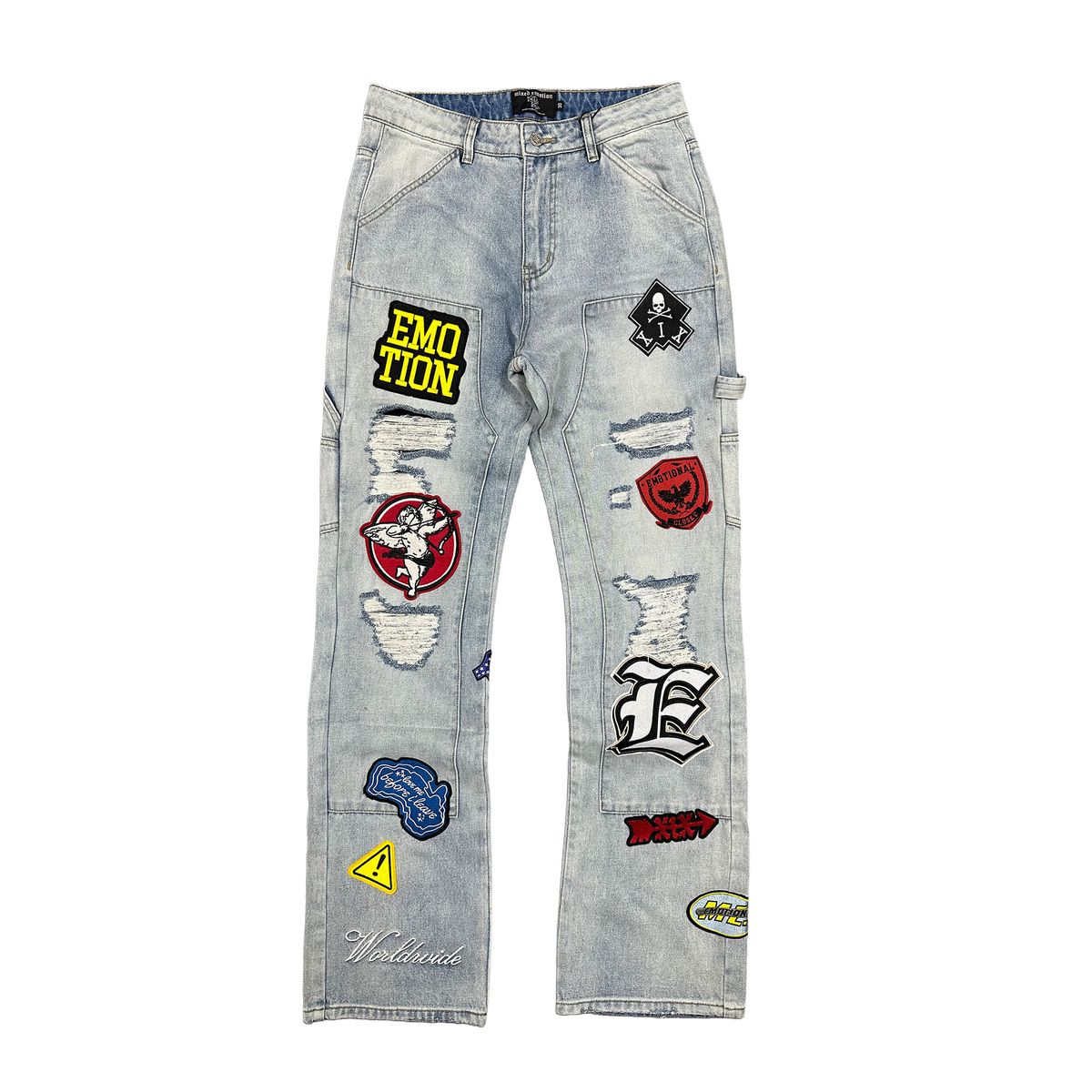 Mixed Emotions Pants - Worker Patch Blue