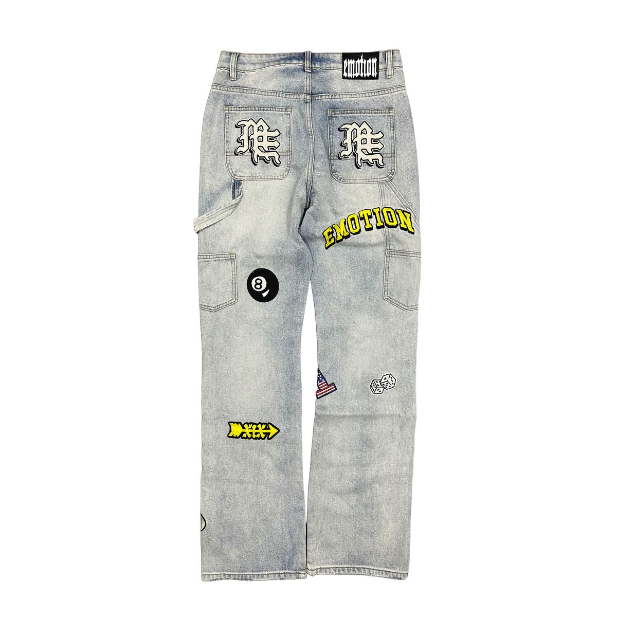 Mixed Emotions Pants - Worker Patch Blue