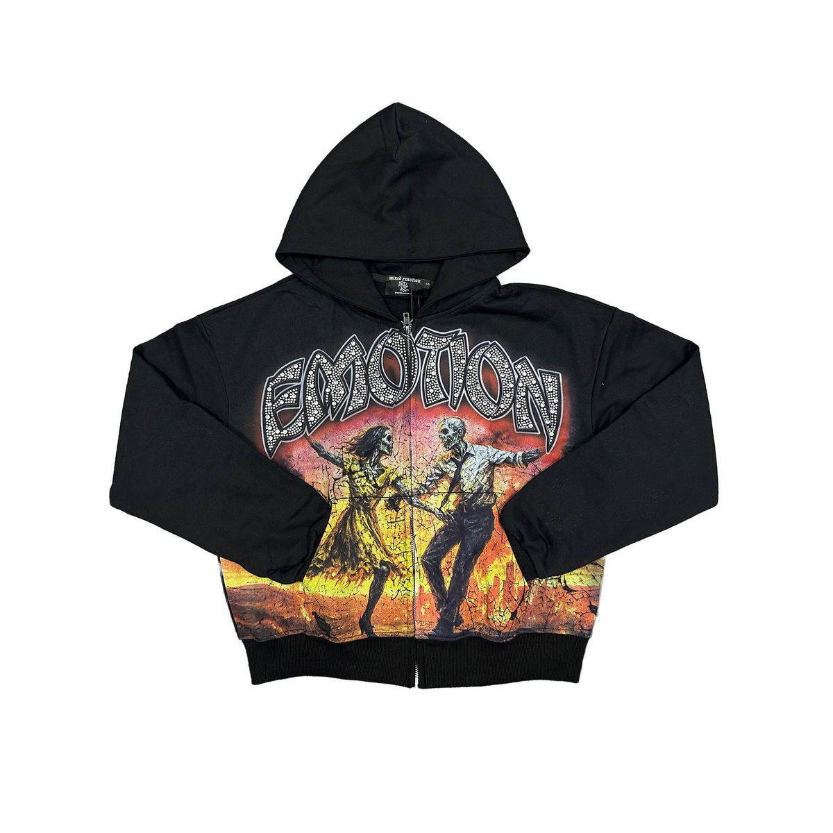 Mixed Emotions Hoodie - Last Dance Rhinestone