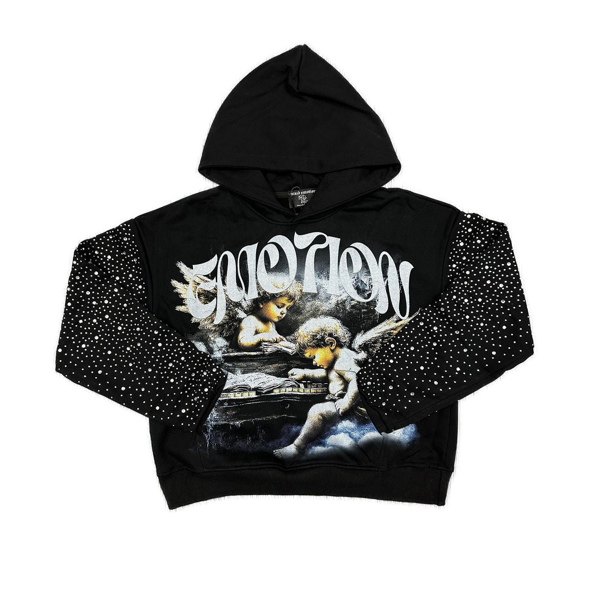 Mixed Emotions Hoodie - Fallen Angels Rhinestone