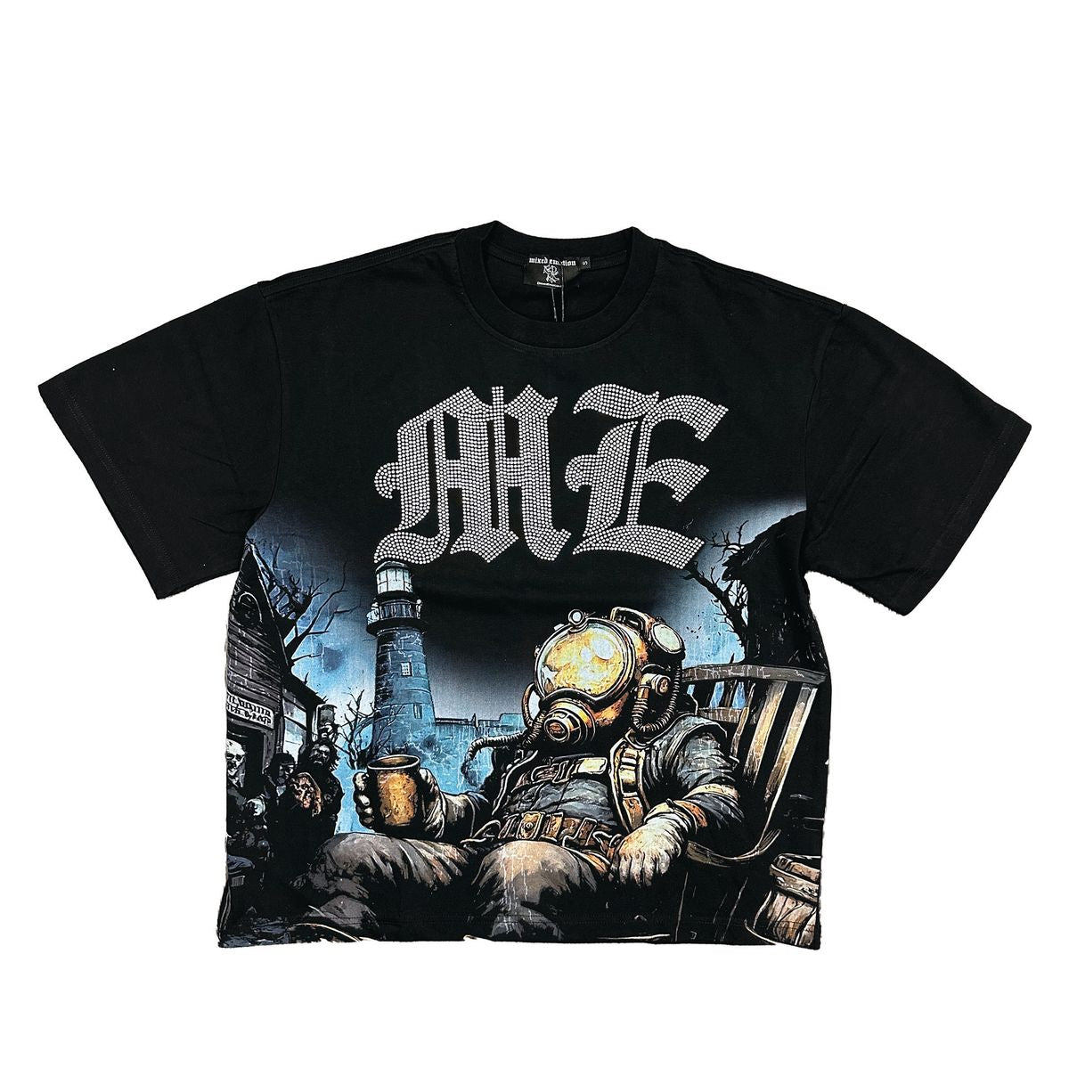 Mixed Emotions Shirt - Astronaut Rhinestone