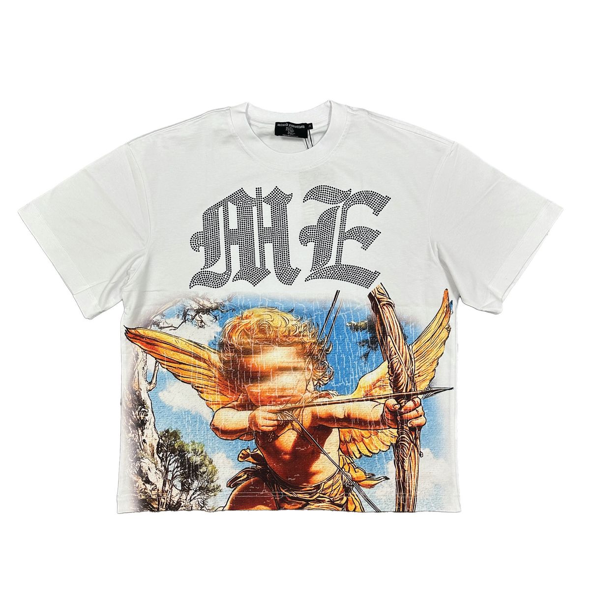 Mixed Emotions Shirt - Angel Rhinestone