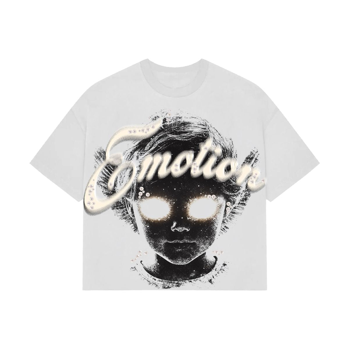 Mixed Emotions Shirt - Pearl Angel White