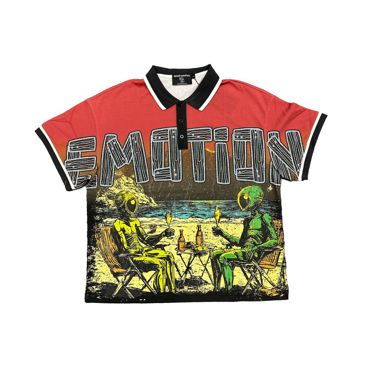 Mixed Emotions Shirt - Polo Red Paradise