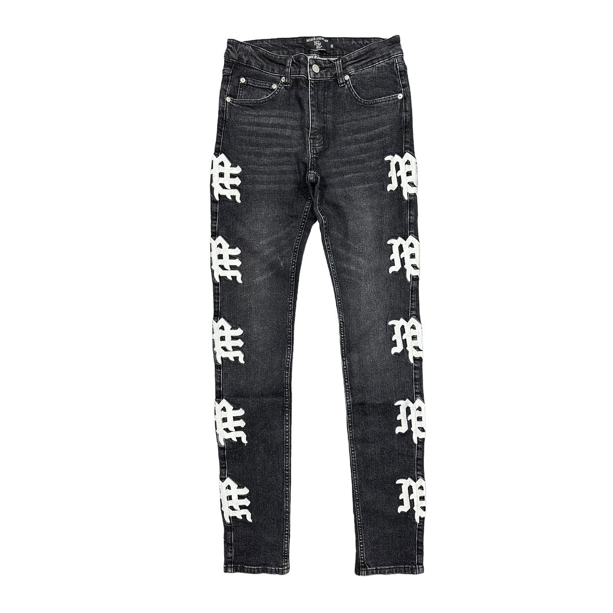 Mixed Emotions Pants - Monogram Denim Black
