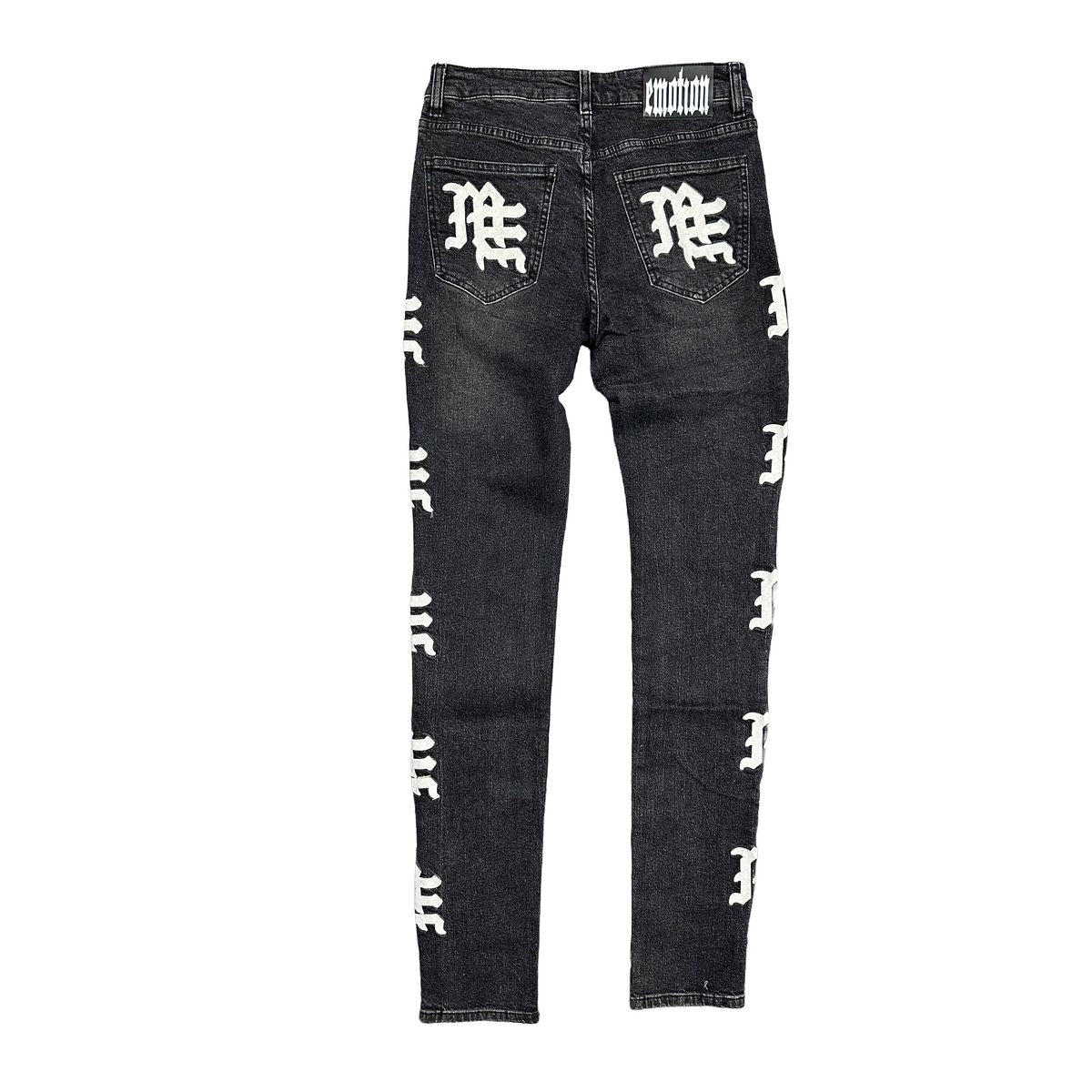Mixed Emotions Pants - Monogram Denim Black